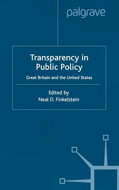 Transparency in Public Policy - Finkelstein, Neal D.