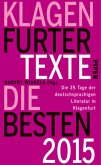 Klagenfurter Texte. Die Besten 2015