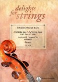 3 Stücke aus BWV 565, 903, 1004, für Violoncello 3 Stücke aus BWV 565, 903, 1004, für Violoncello