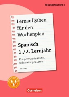 Lernaufgaben für den Wochenplan Spanisch 1./2. Lernjahr Cover Lernaufgaben für den Wochenplan Spanisch 1./2. Lernjahr