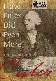 How Euler Did Even More - Sandifer, C Edward