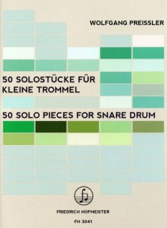 50 Solostücke für Kleine Trommel, für kleine Trommel - Preissler, Wolfgang