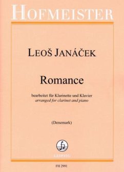 Romance, für Klarinette in B + Klavier - Janácek, Leos