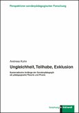 Ungleichheit, Teilhabe, Exklusion Ungleichheit, Teilhabe, Exklusion