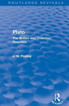 Plato (Routledge Revivals) - Findlay, John Niemeyer