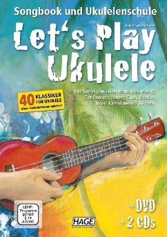 Cover Let's Play Ukulele, mit DVD u. 2 Audio-CDs
