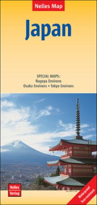 Nelles Map Japan, Polyart-Ausgabe. Japon / Japón