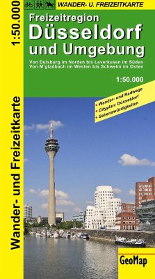 GeoMap Karte Freizeitregion Düsseldorf und Umgebung