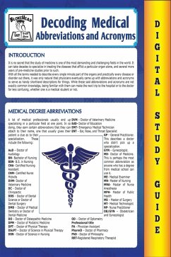Medical Abbreviations and Acronyms (Blokehead Easy Study Guide) (eBook, ePUB) - Green, Scott