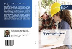 Cover Effectiveness of Delivery of Work Based Learning