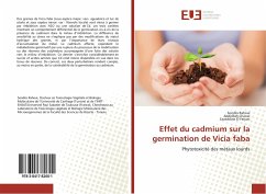 Effet du cadmium sur la germination de Vicia faba - Rahoui, Sondès;Chaoui, Abdelilah;El Ferjani, Ezzeddine