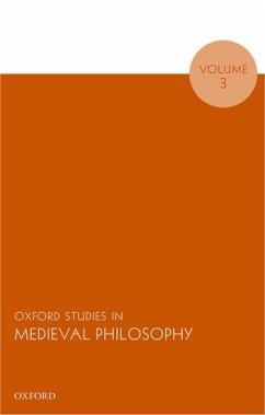 Oxford Studies in Medieval Philosophy, Volume 3 (UK) - Pasnau, Robert