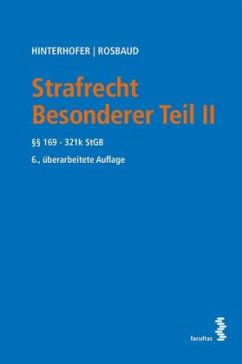 Strafrecht, Besonderer Teil (f. Österreich) - Rosbaud, Christian;Hinterhofer, Hubert