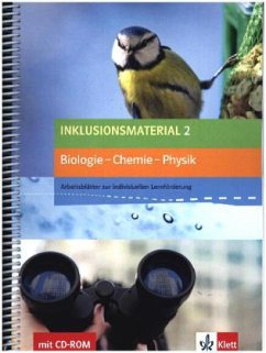 Inklusionsmaterial 2, Biologie - Chemie - Physik, m. CD-ROM