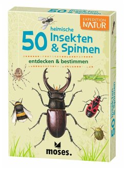 50 heimische Insekten & Spinnen entdecken & bestimmen, 50 Ktn.
