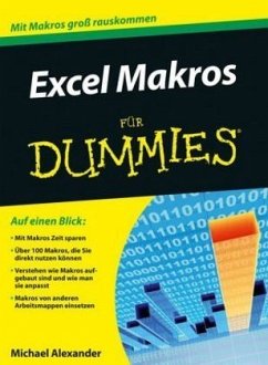 Excel Makros für Dummies - Alexander, Michael
