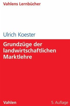 Cover Grundzüge der landwirtschaftlichen Marktlehre