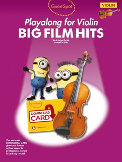 Cover Guest Spot: Big Film Hits Playalong For Violin (Book/Download Card)