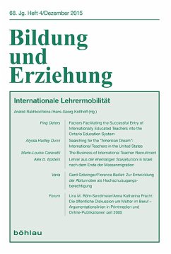 Cover Internationale Lehrermobilität