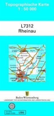 Topographische Karte Baden-Württemberg, Zivilmilitärische Ausgabe - Rheinau / Topographische Karten Baden-Württemberg, Zivilmilitärische Ausgabe