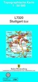 Topographische Karte Baden-Württemberg, Zivilmilitärische Ausgabe - Stuttgart-Süd / Topographische Karten Baden-Württemberg, Zivilmilitärische Ausgabe 2