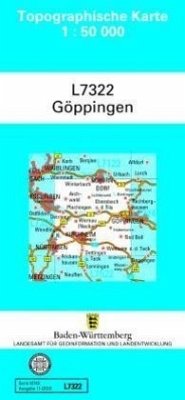 Topographische Karte Baden-Württemberg, Zivilmilitärische Ausgabe - Göppingen / Topographische Karten Baden-Württemberg, Zivilmilitärische Ausgabe 3