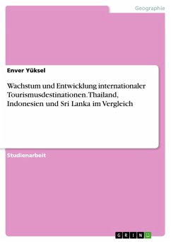 Wachstum und Entwicklung internationaler Tourismusdestinationen. Thailand, Indonesien und Sri Lanka im Vergleich (eBook, PDF)