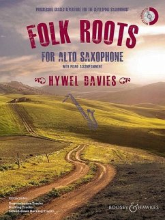 Cover Folk Roots for Alto Saxophone: Book/CD