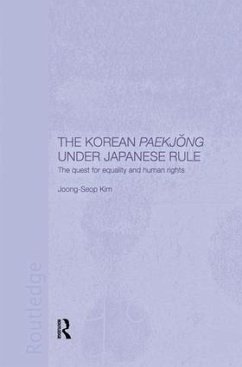 The Korean Paekjong Under Japanese Rule - Kim, Joong-Seop