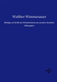 Beiträge zur Kritik des Determinismus aus neuester deutscher Philosophie