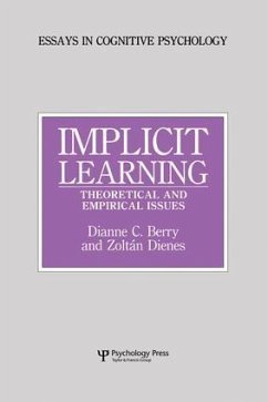 Implicit Learning - Berry, Dianne C; Dienes, Zoltan