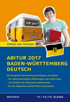 Cover Abitur 2017 Baden-Württemberg Deutsch