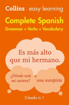 Easy Learning Spanish Complete Grammar, Verbs and Vocabulary (3 books in 1) - Collins Dictionaries