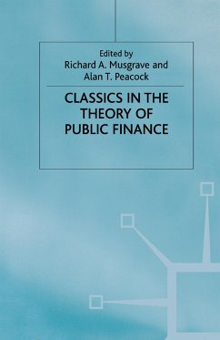 Classics in the Theory of Public Finance - Musgrave, Richard A.
