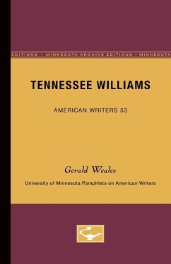 Tennessee Williams - American Writers 53 - Weales, Gerald