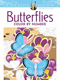 Creative Haven Butterflies Color by Number Coloring Book - Sovak, Jan