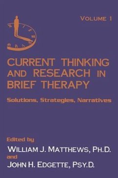 Current Thinking and Research in Brief Therapy