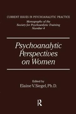 Psychoanalytic Perspectives On Women - Siegel, Elanie V