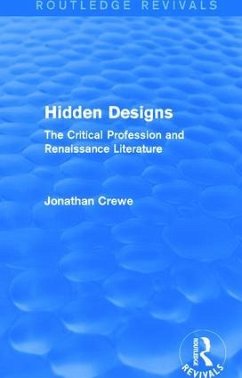 Hidden Designs (Routledge Revivals) - Crewe, Jonathan