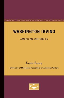 Washington Irving - American Writers 25 - Leary, Lewis