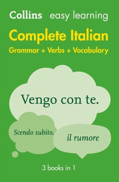 Easy Learning Italian Complete Grammar, Verbs and Vocabulary (3 books in 1) - Collins Dictionaries