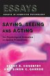 Saying, Seeing and Acting - Bild 1