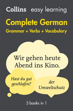 Easy Learning Complete German - Grammar, Verbs and Vocabulary (3 Books in 1) - Collins Dictionaries