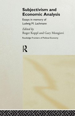 Cover Subjectivism and Economic Analysis