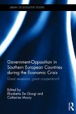 Government-Opposition in Southern European Countries During the Economic Crisis