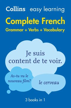 Easy Learning French Complete Grammar, Verbs and Vocabulary (3 books in 1) - Collins Dictionaries