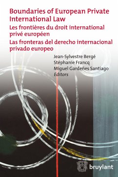 Boundaries of European Private International Law (eBook, ePUB)