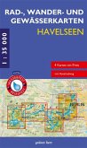 Rad-, Wander- & Gewässerkarten-Set: Havelseen, 4 Bl.