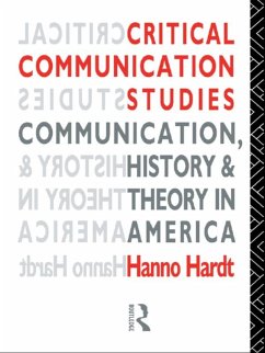 Critical Communication Studies (eBook, ePUB) - Hardt, Hanno