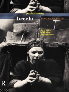 Cover Performing Brecht (eBook, PDF)